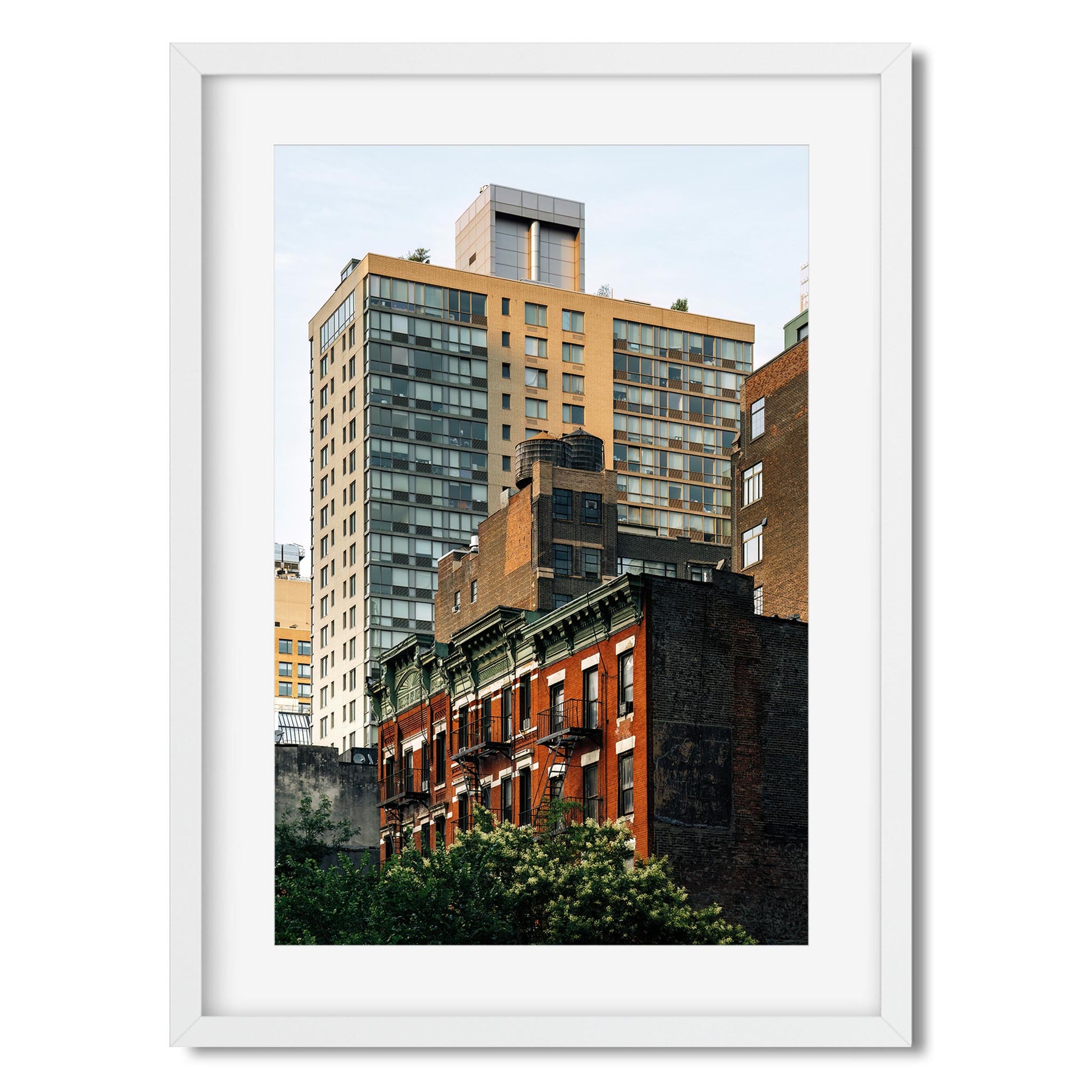 Fine art print of West 35th Street and Ninth Ave Midtown Manhattan