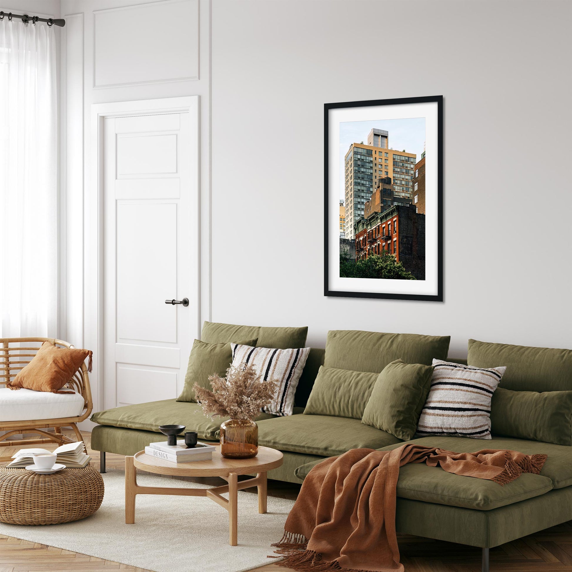 Fine art print of West 35th Street and Ninth Ave Midtown Manhattan