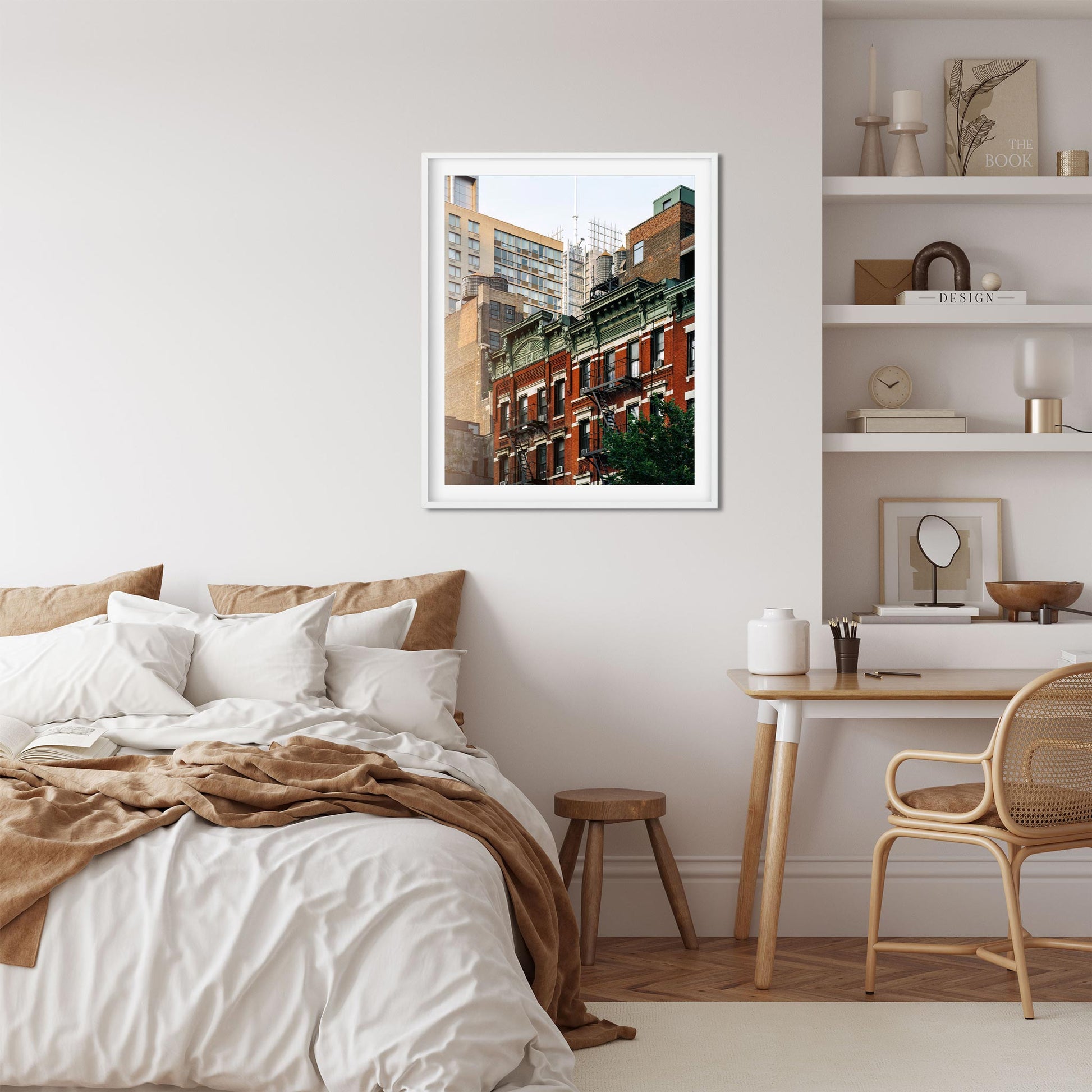 Fine art print of Water Tower on 360 W 36th St in Garment District NYC