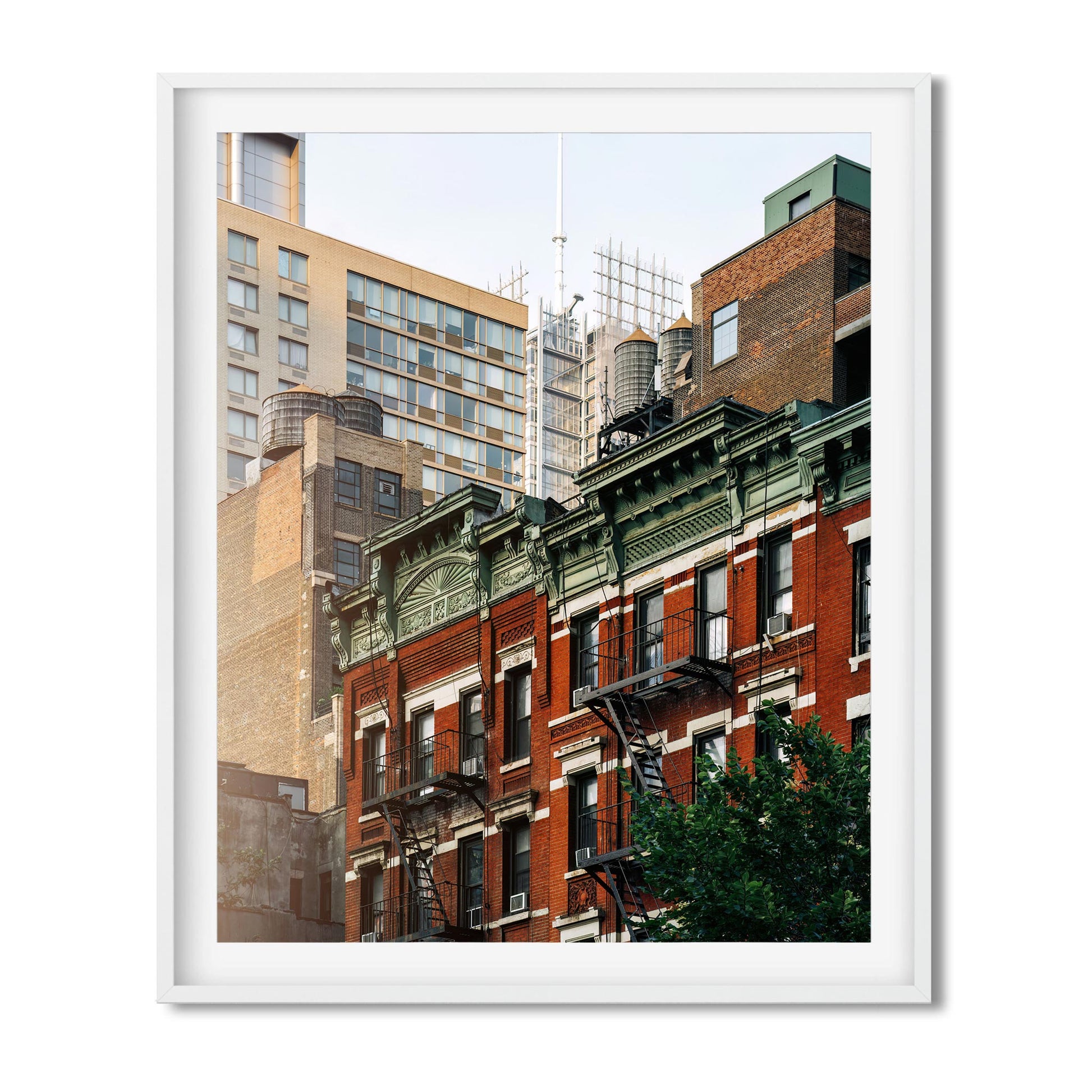 Fine art print of Water Tower on 360 W 36th St in Garment District NYC