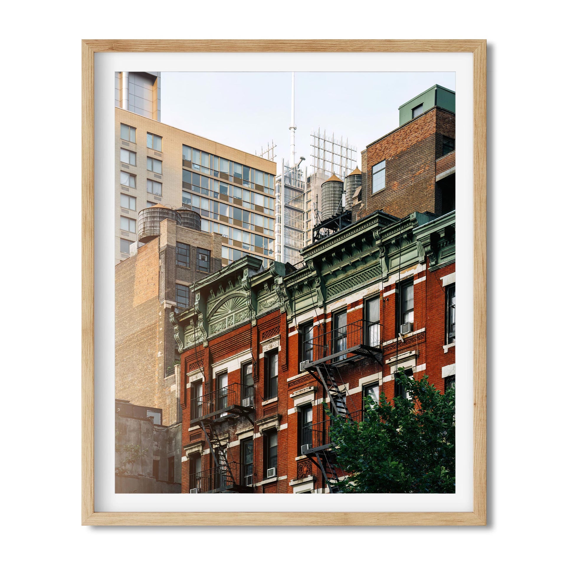 Fine art print of Water Tower on 360 W 36th St in Garment District NYC