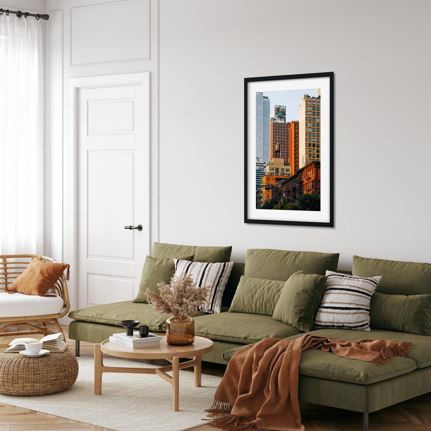 Fine art print of West 37th Street and Ninth Avenue Midtown Manhattan NYC