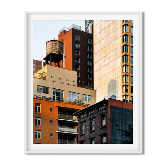 Fine art print of Water Tower on 502 9th Ave in Garment District NYC