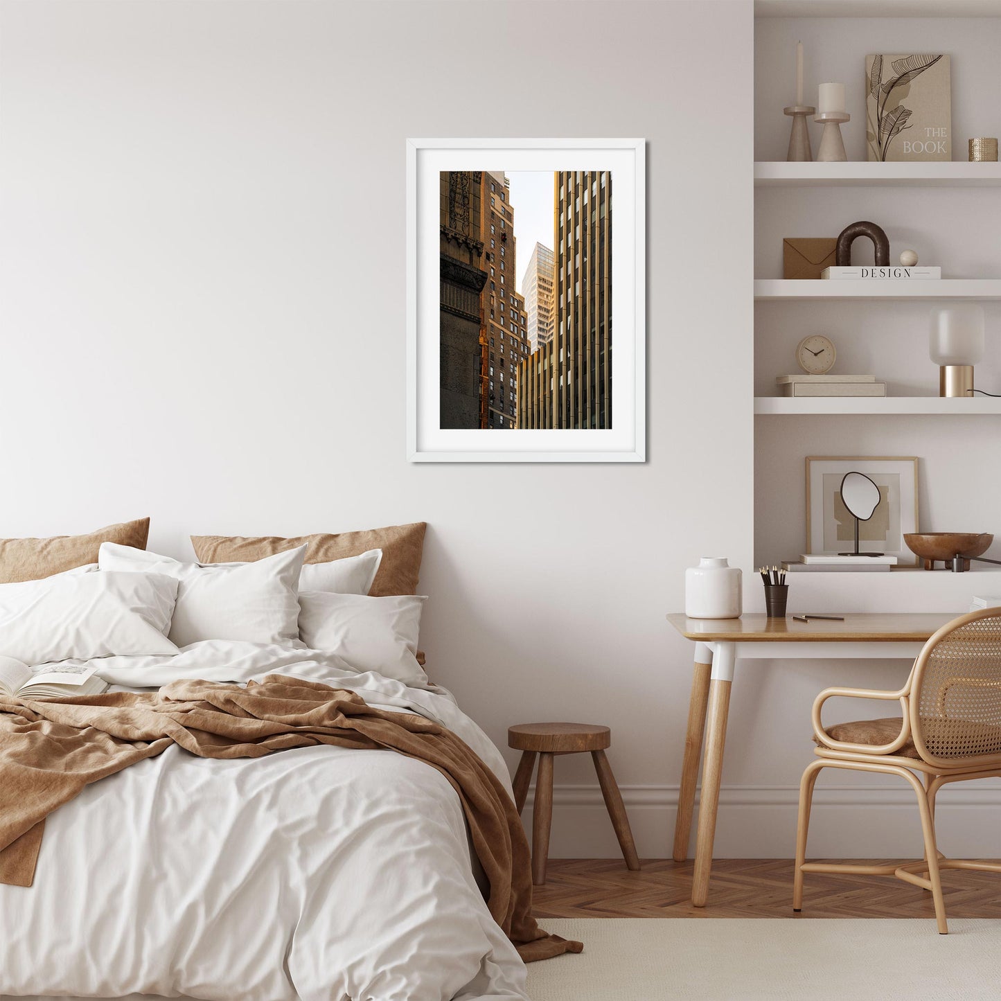 Fine art print of Facades of 561 7th Ave in Midtown Manhattan NYC