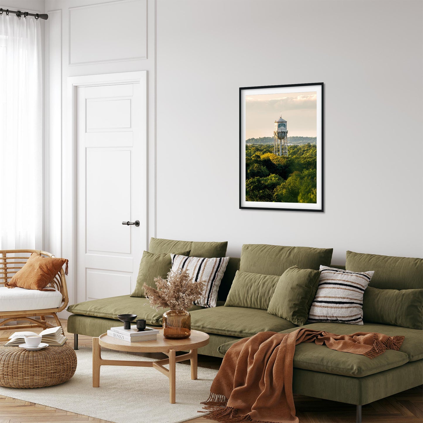 Architecture Photography Color Fine Art print of Home of Champions Water Tower in Freeport New York Long Island