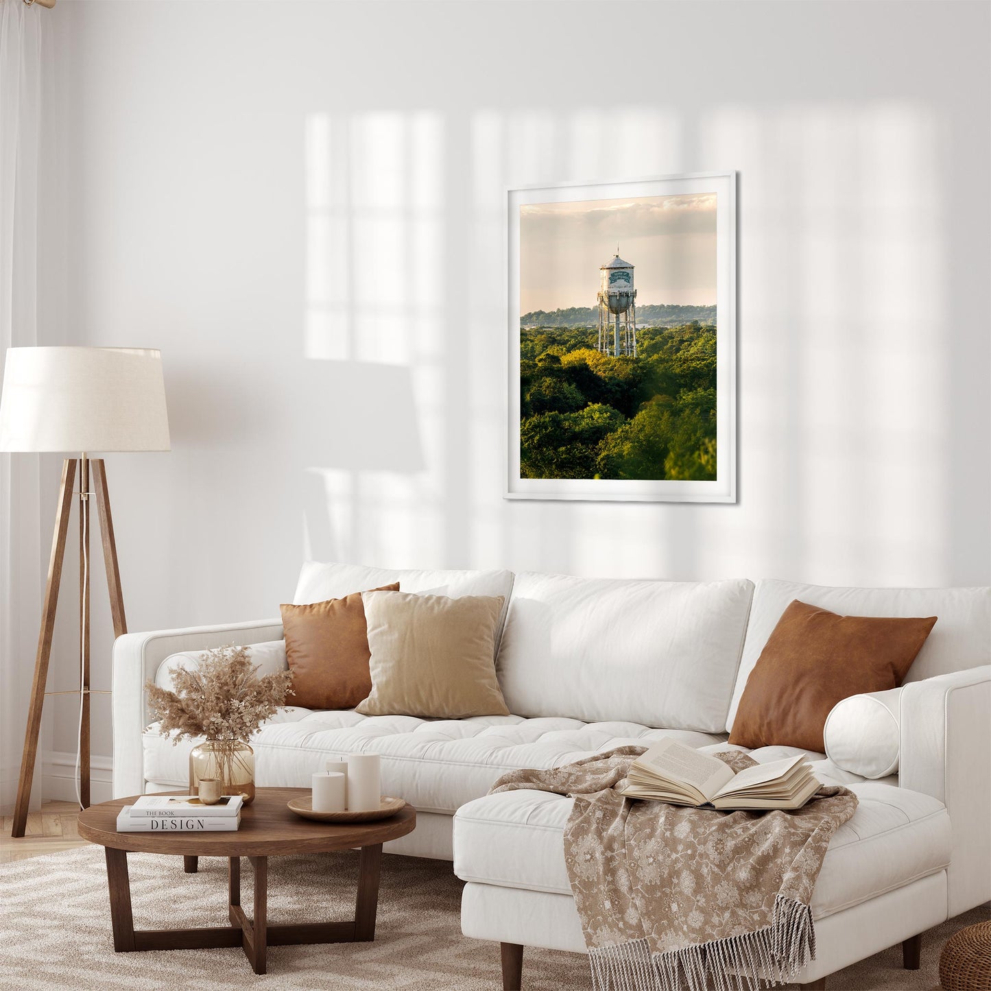 Architecture Photography Color Fine Art print of Home of Champions Water Tower in Freeport New York Long Island