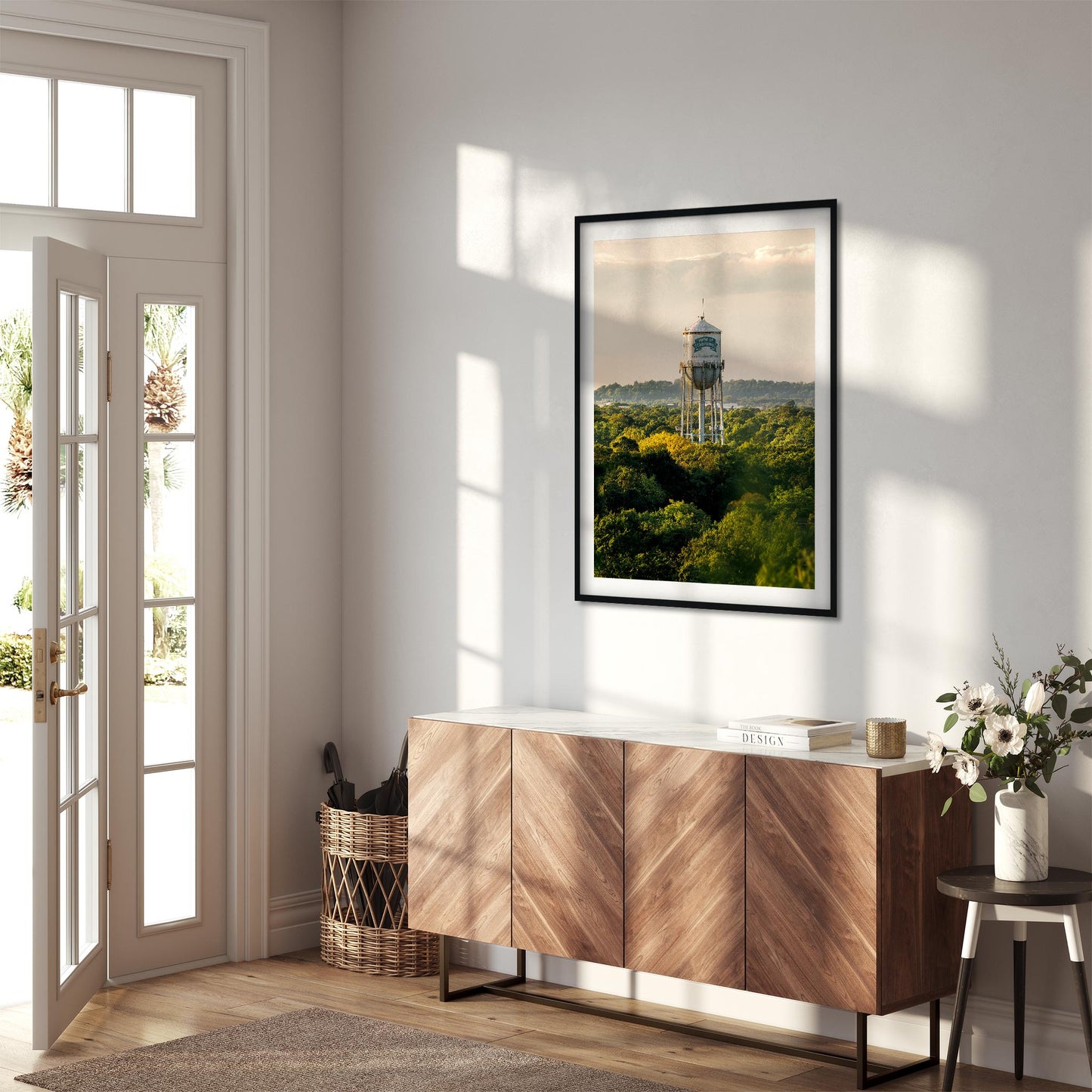 Architecture Photography Color Fine Art print of Home of Champions Water Tower in Freeport New York Long Island