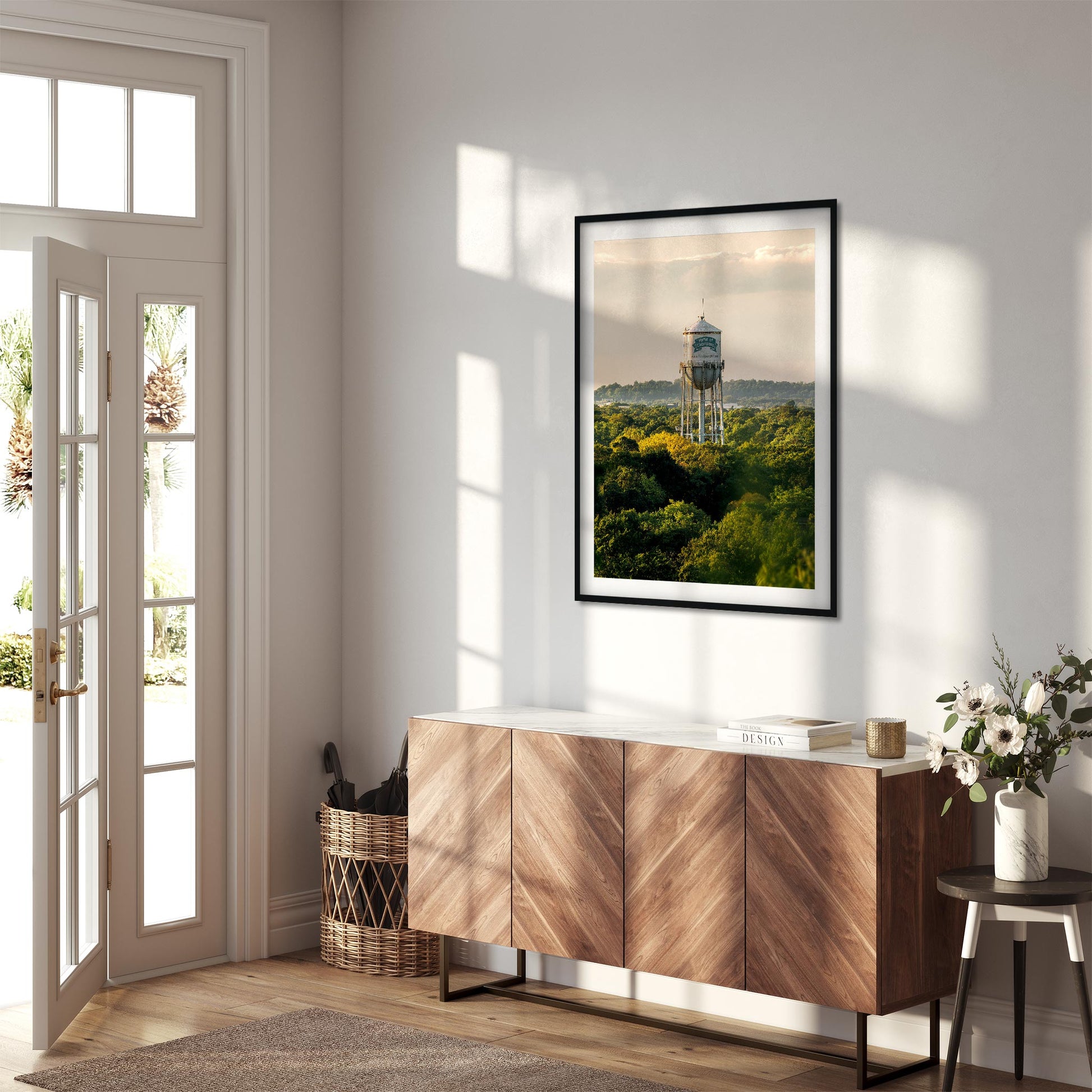 Architecture Photography Color Fine Art print of Home of Champions Water Tower in Freeport New York Long Island