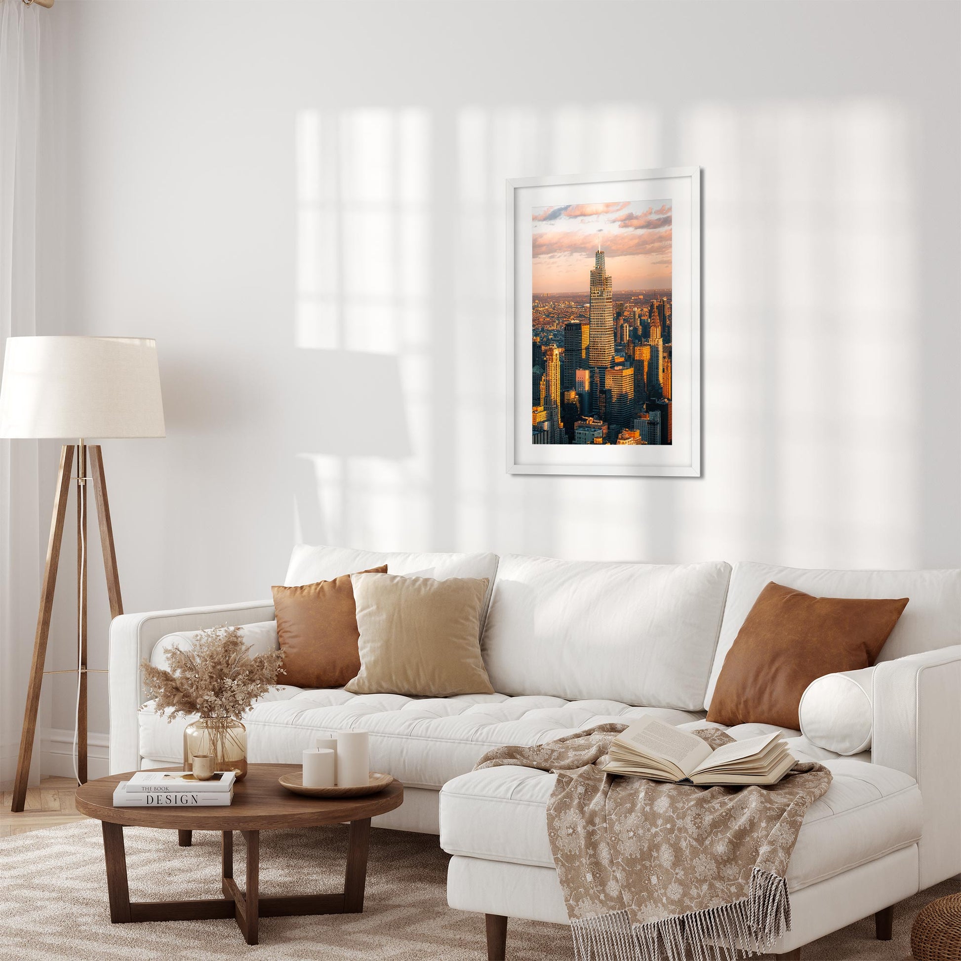 Fine art print of One Vanderbilt at Sunset Midtown Manhattan New York City