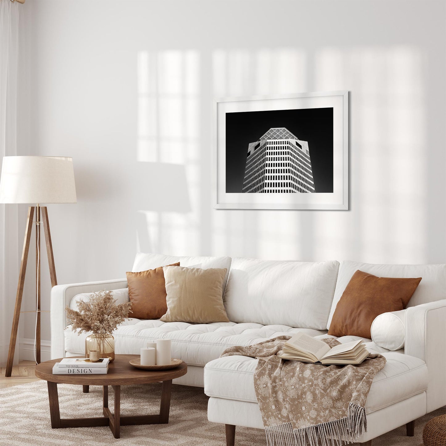 2101 Ross Avenue, Dallas Texas Architecture Black and White Fine Art Print